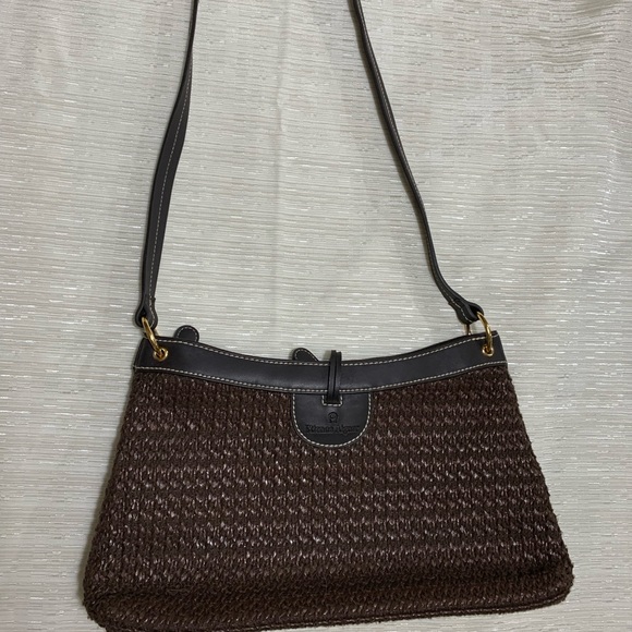 Etienne Aigner Natural fiber brown cross body bag - Picture 3 of 11